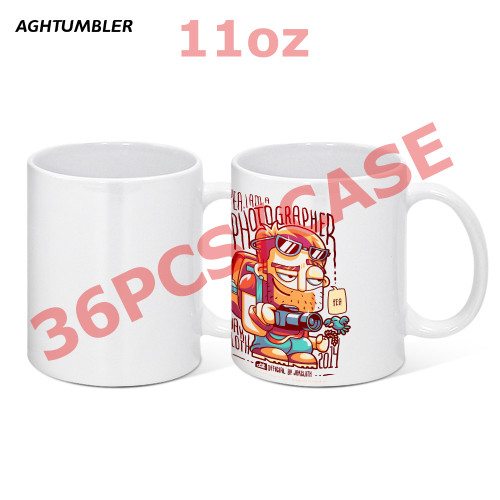 US Warehouse 11oz sublimation ceramic coffee mug
