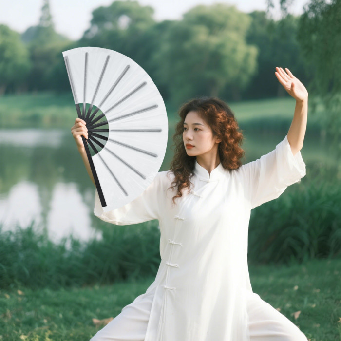 China Warehouse 90pcs 10 inches Sublimation Fans with plastic frame Clacking fan