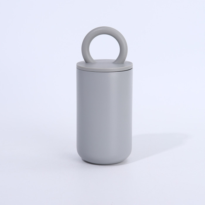 China Warehouse 40PCS 16oz powder coated coffee cups with handle lids