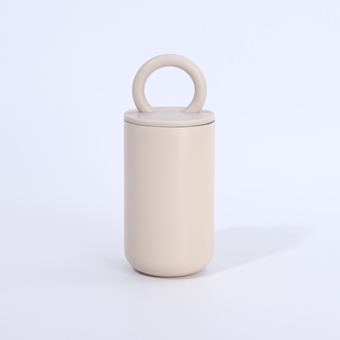 China Warehouse 40PCS 16oz powder coated coffee cups with handle lids