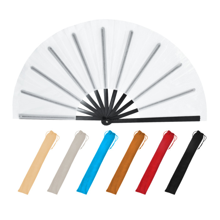 US Warehouse 13 inches Sublimation Fans with plastic frame Clacking Fan