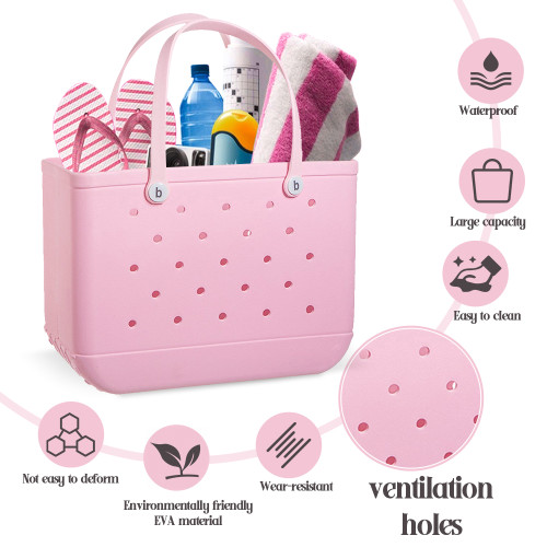 US Warehouse 9pcs Medium Size EVA Beach Bag(non-sublimation)