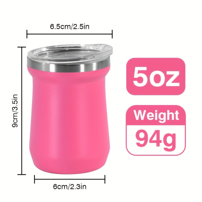 US Warehouse 5oz powder coated mini cups tumblers Mate Cups