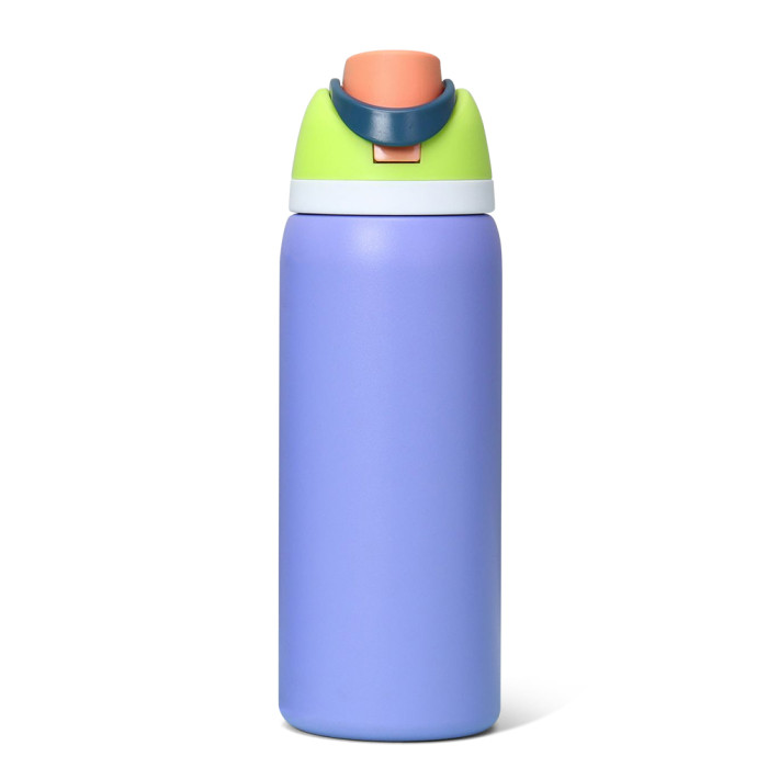 US Warehouse 32oz FreeSip powder coated Portable Stainless Steel Sports Water Bottle