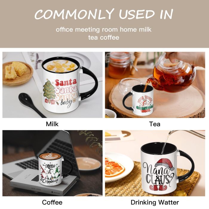 US Warehouse 11oz sublimation ceramic coffee Mug with spoon