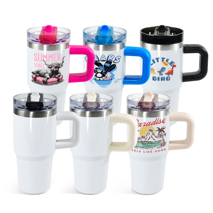 US Warehouse 14oz sublimation tumbler with removeable nozzle of lid(easily cleaning)