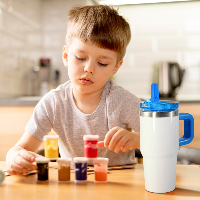 US Warehouse 14oz sublimation tumbler with removeable nozzle of lid(easily cleaning)