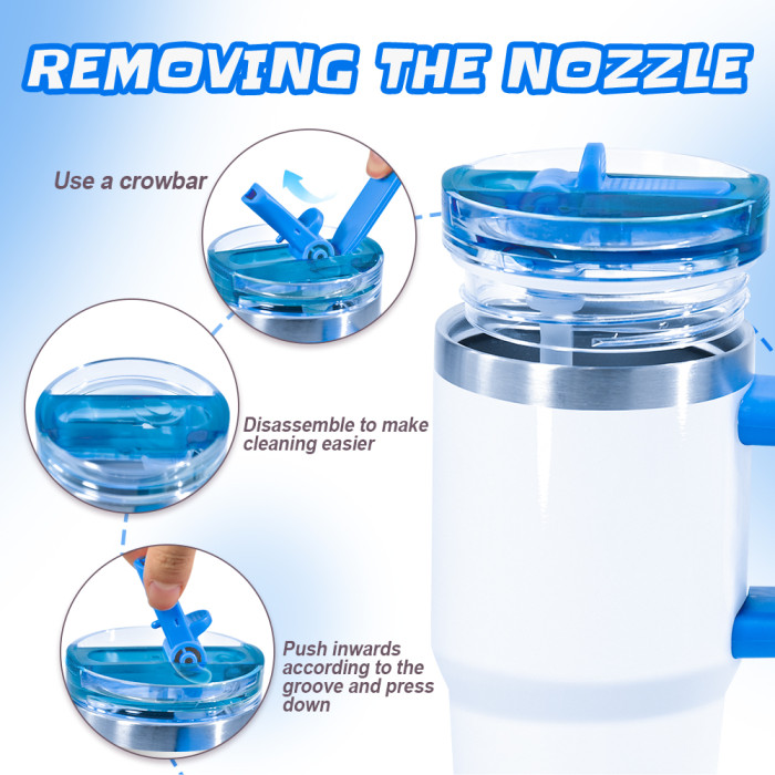US Warehouse 14oz sublimation tumbler with removeable nozzle of lid(easily cleaning)