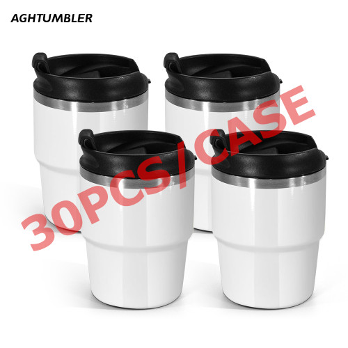 US Warehouse 6oz sublimation coffee mugs mini cups inside with enamel coating(Easily Cleaning)