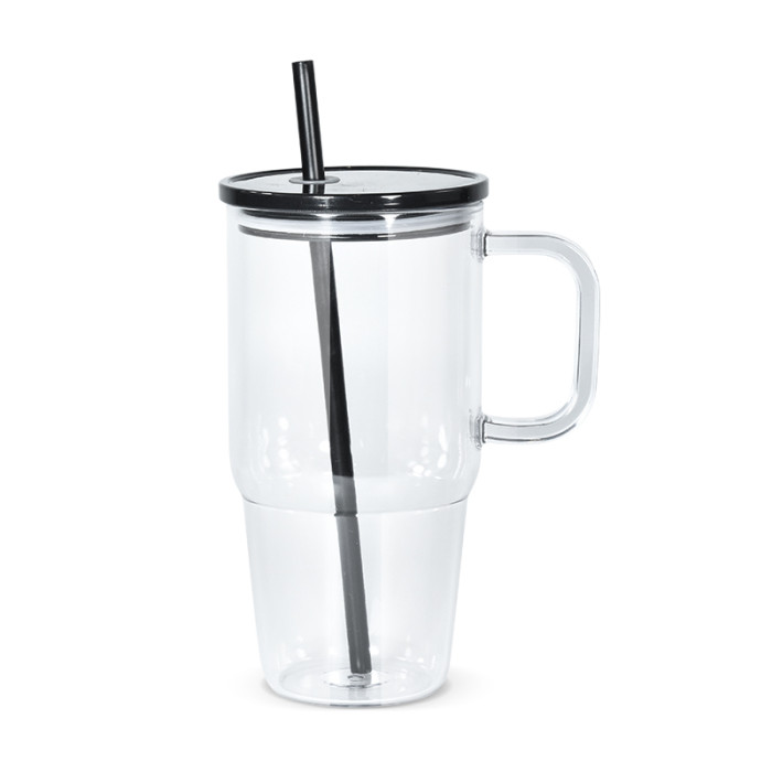 US warehosue BPA Free 20oz plastic cups with handle mixed colors lids