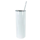 20oz with plastic straw