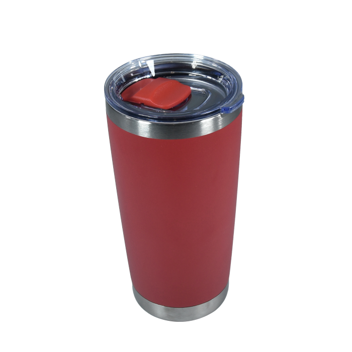 US Warehouse 20oz powder coated Car tumbler with magnetic lid mixed 8 colors