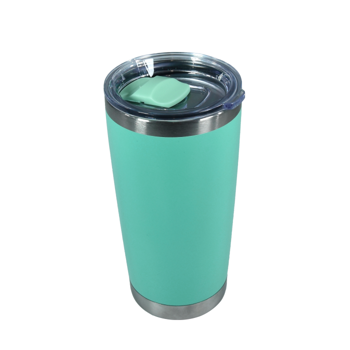 US Warehouse 20oz powder coated Car tumbler with magnetic lid mixed 8 colors