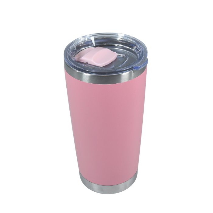 US Warehouse 20oz powder coated Car tumbler with magnetic lid mixed 8 colors