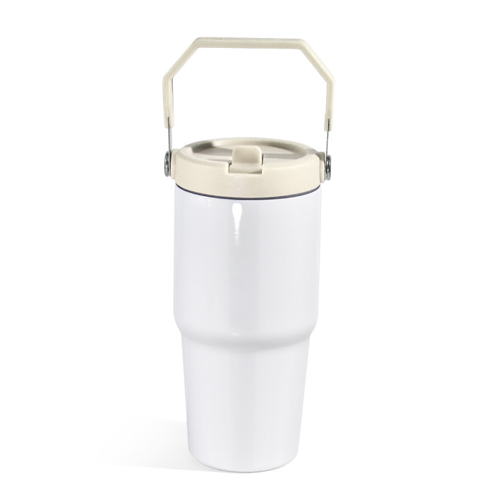 US Warehouse 20oz sublimation tumbler with colored handle lids