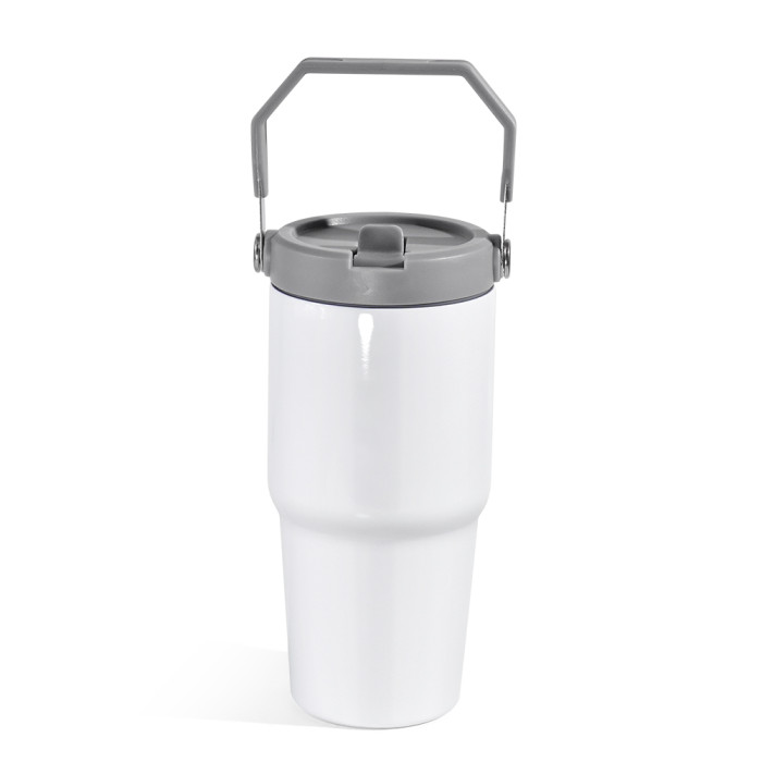 US Warehouse 20oz sublimation tumbler with colored handle lids