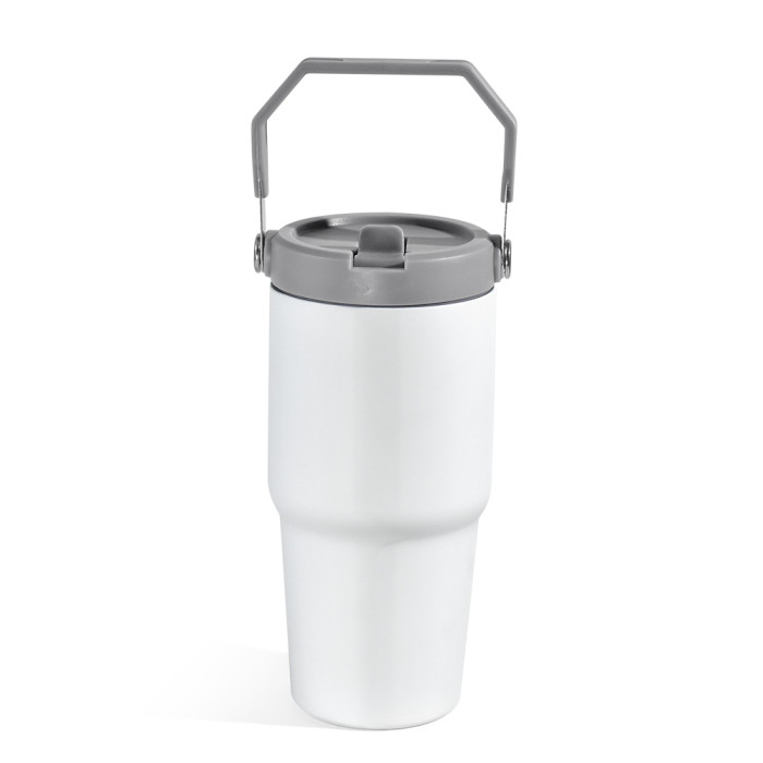 US Warehouse 20oz matte sublimation tumbler with colored handle lids