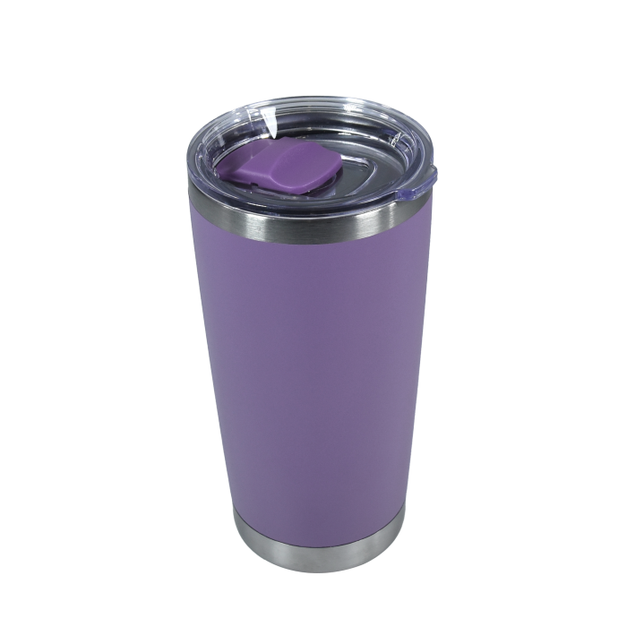 US Warehouse 20oz powder coated Car tumbler with magnetic lid mixed 8 colors