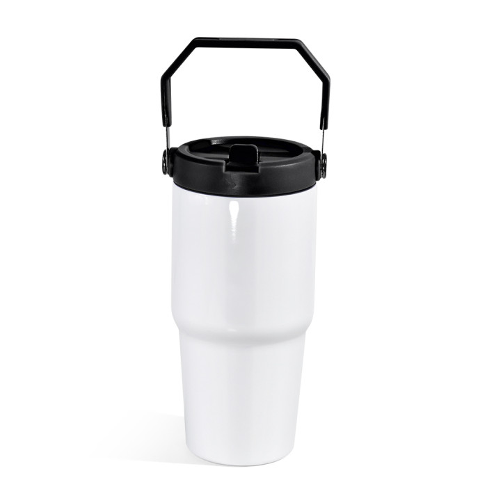 US Warehouse 20oz sublimation tumbler with colored handle lids