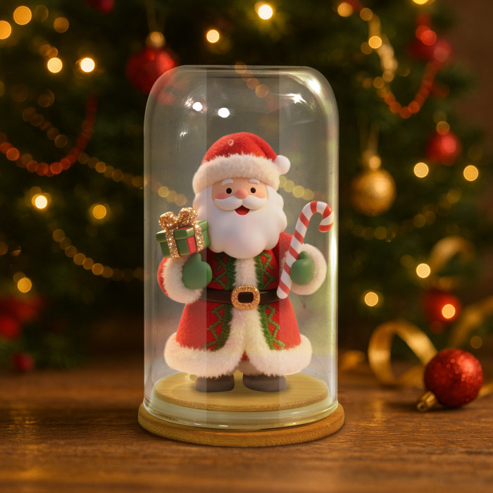 US Warehouse 18oz clear sublimation glass candle jar/DIY Snow Scene Cup