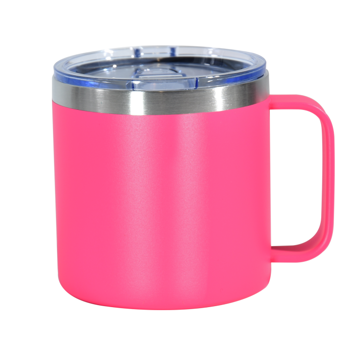 US Warehouse 12oz powder coated mugs with stainless straw +straw brush
