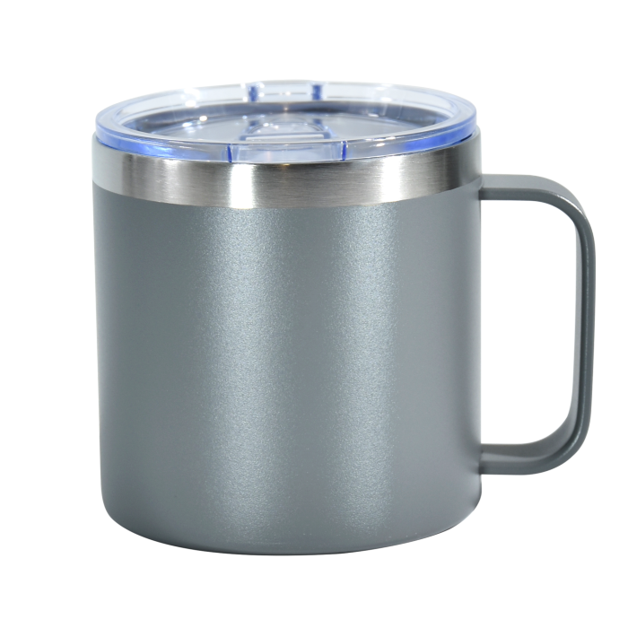 US Warehouse 12oz powder coated mugs with stainless straw +straw brush
