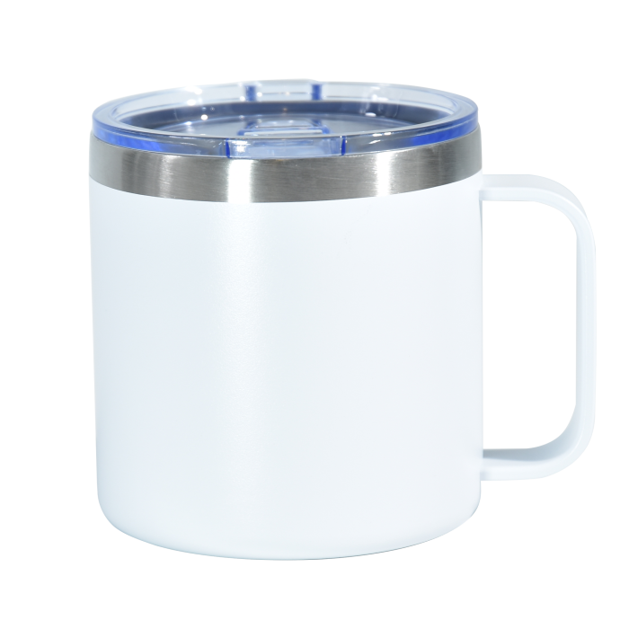 US Warehouse 12oz powder coated mugs with stainless straw +straw brush