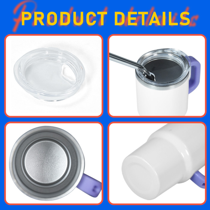 US Warehouse 3oz white sublimation mini Cup with colored handle