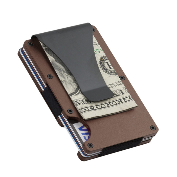 China Warehouse Aluminium alloy wallet