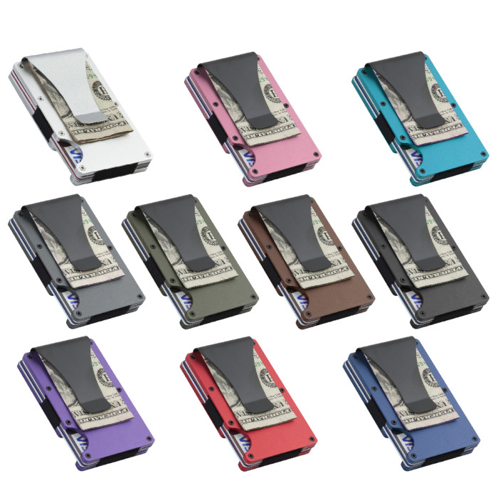 China Warehouse Aluminium alloy wallet
