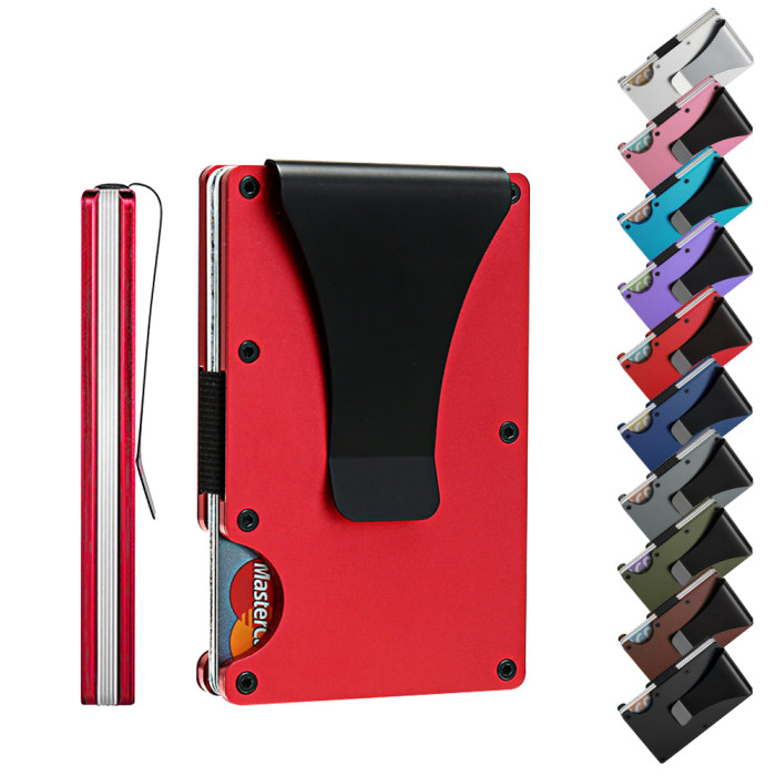 China Warehouse Aluminium alloy wallet