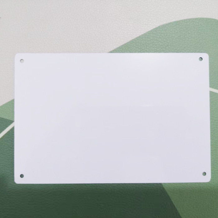 China Warehouse 4*6 inches sublimation aluminum plate with 4 hole