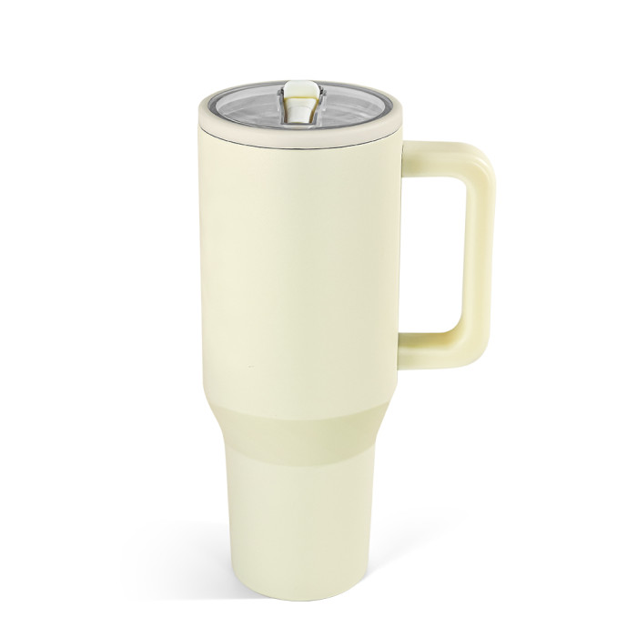 US Warehouse 40OZ powder coated tumblers with flip straw lids(Not for sublimation)