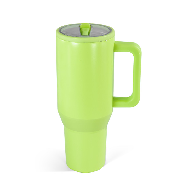 US Warehouse 40OZ powder coated tumblers with flip straw lids(Not for sublimation)