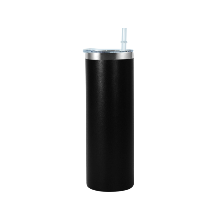 US Warehouse 20oz Powder Coated Straight Skinny Tumbler