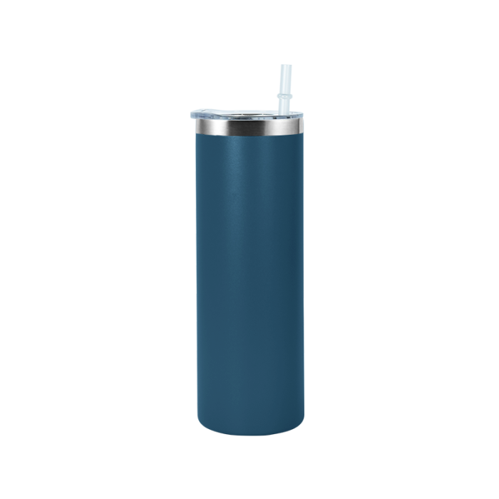 US Warehouse 20oz Powder Coated Straight Skinny Tumbler