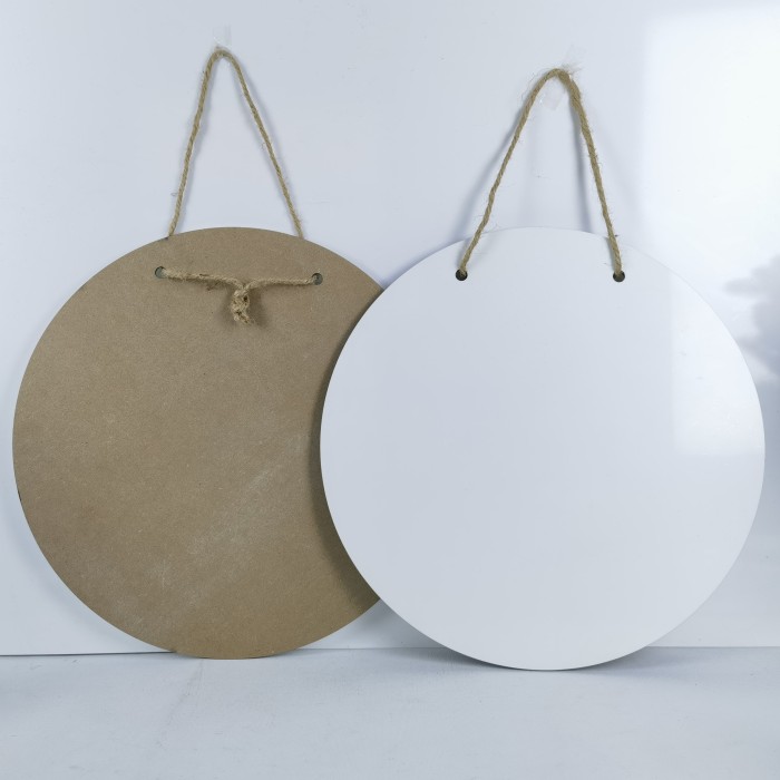 China Warehouse 30pcs 12 in MDF Sublimation Round Door Hanger