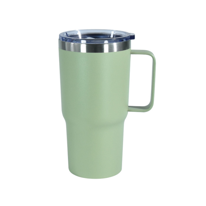 US Warehouse 20oz powder coated tumbler with handle