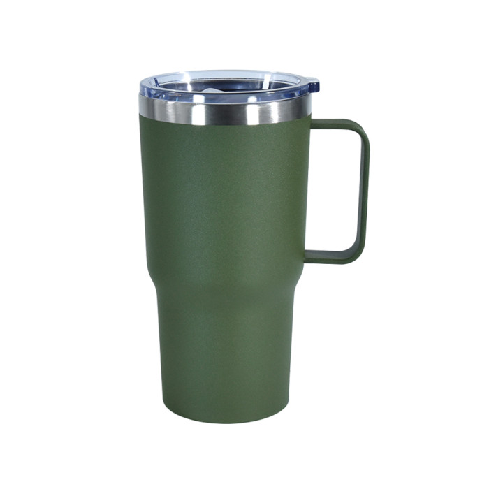US Warehouse 20oz powder coated tumbler with handle
