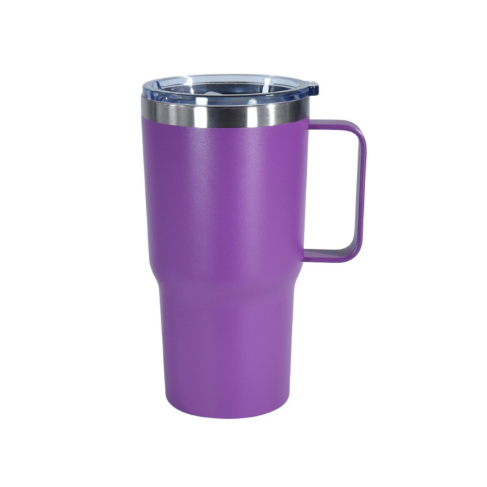 US Warehouse 20oz powder coated tumbler with handle