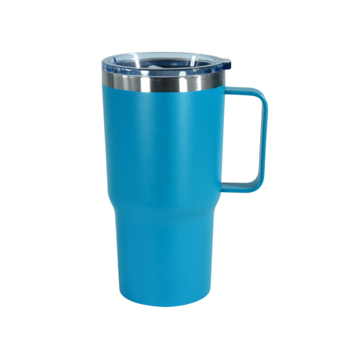 US Warehouse 20oz powder coated tumbler with handle