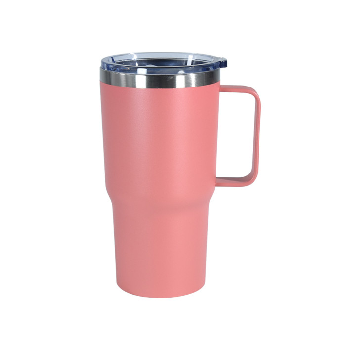 US Warehouse 20oz powder coated tumbler with handle
