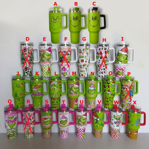 China Warehouse 40oz tumbler with 3D printing