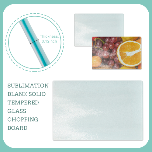 US warehouse 11*15 in+7.7*11.5 in tempered glass sublimation cutting board