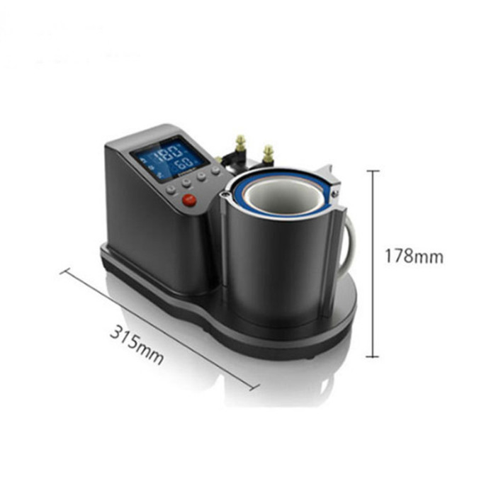 China Warehouse 2pcs 11oz Pneumatic AUTOMATICAL Mug Press(Free your hands)