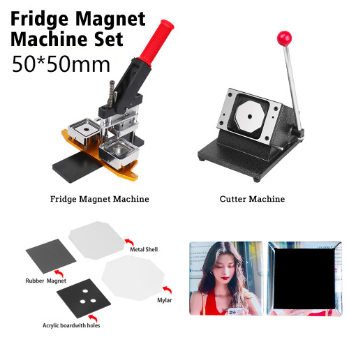 China Warehouse Fridge Magnet Machine Sets