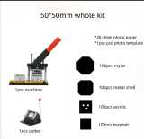Fridge Magnet Machine Sets(1 pcs fridge magnet machine+1 pcs cutter machine+100 sets of consumabels)