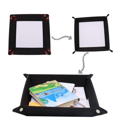 China Warehouse 48pcs PU Leather Sublimation Trays