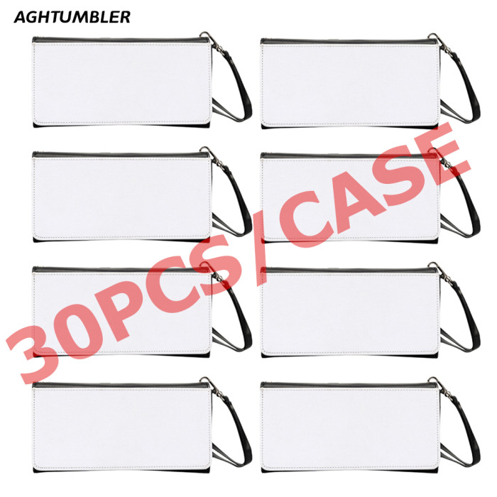 US warehouse PU leather sublimation lady wallet