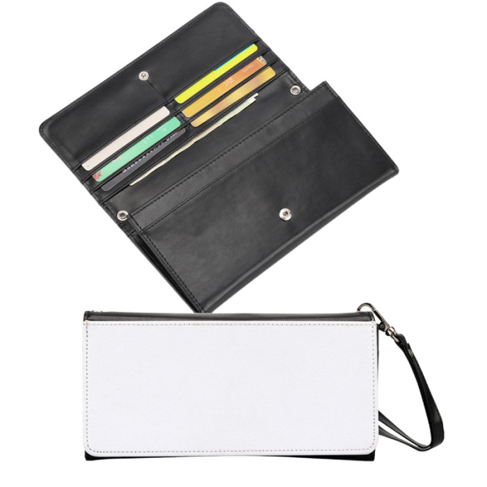 US warehouse PU leather sublimation lady wallet